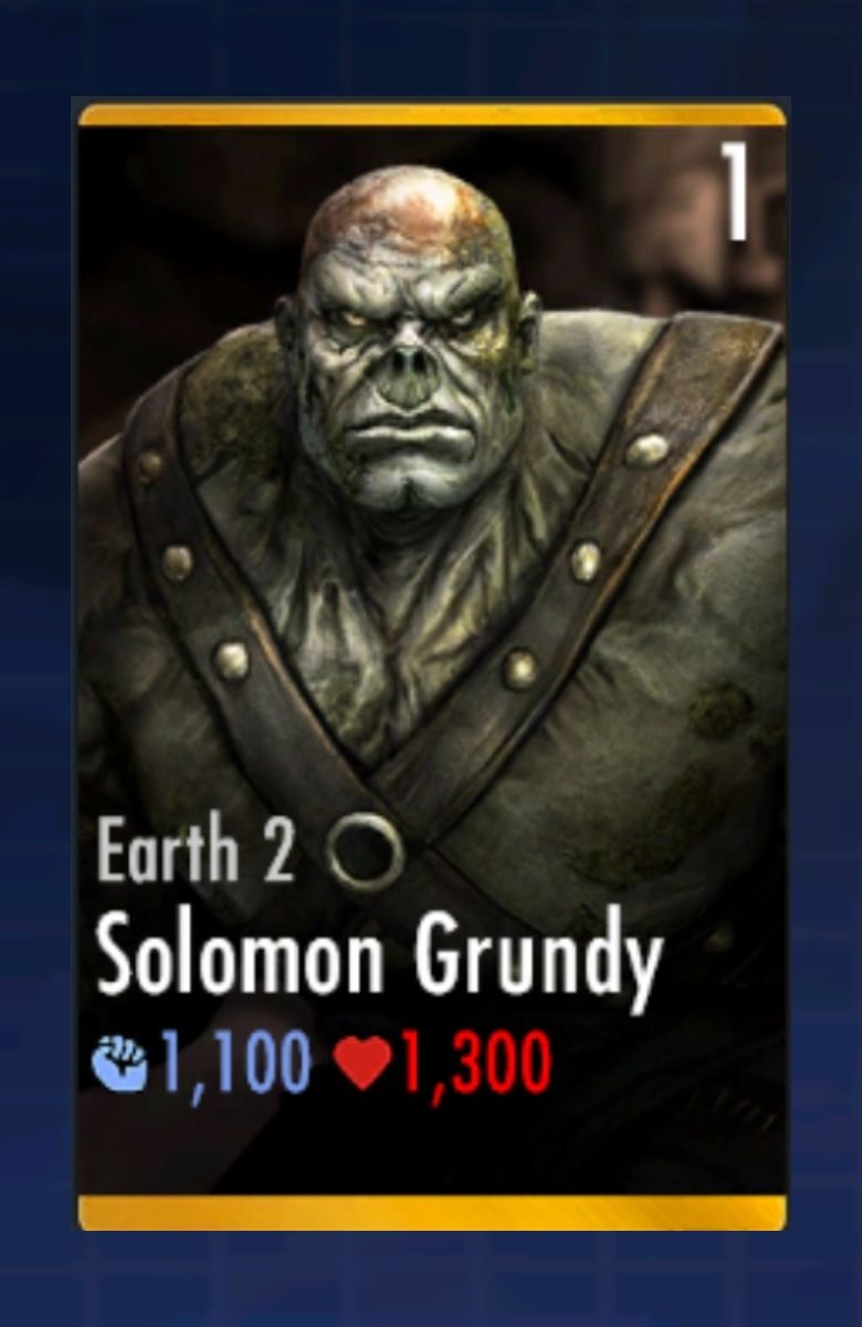 Earth 2 - Solomon Grundy