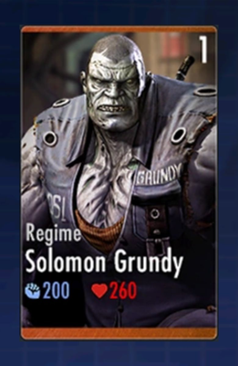 Regime - Solomon Grundy