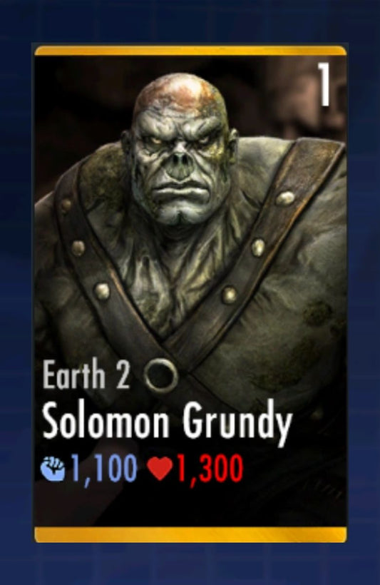 Earth 2 - Solomon Grundy