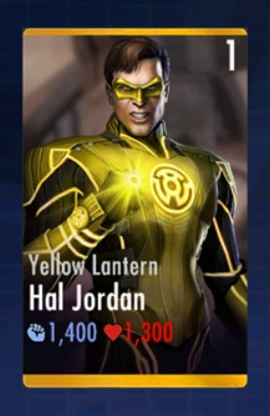 Yellow Lantern - Hal Jordan