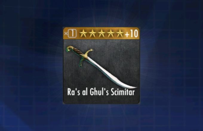 Ra's Al Ghul's Scimitar (Ra's Al Ghul's Dagger)