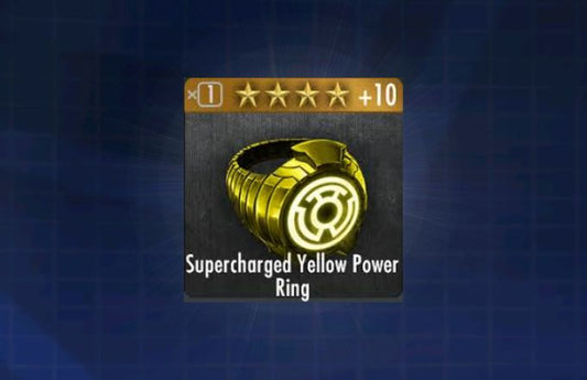 Supercharged Yellow Power Ring (Yellow Power Ring)